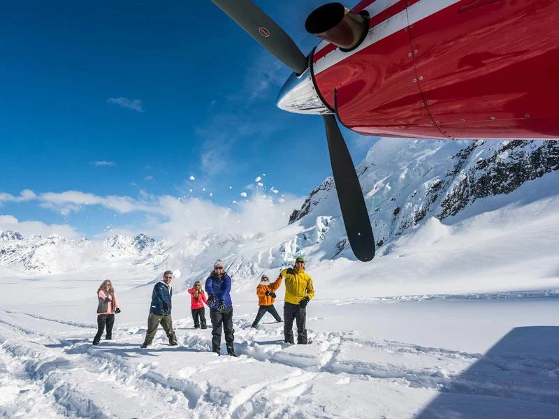 Alaska Self Drive Tour | Denali Glacier Landing