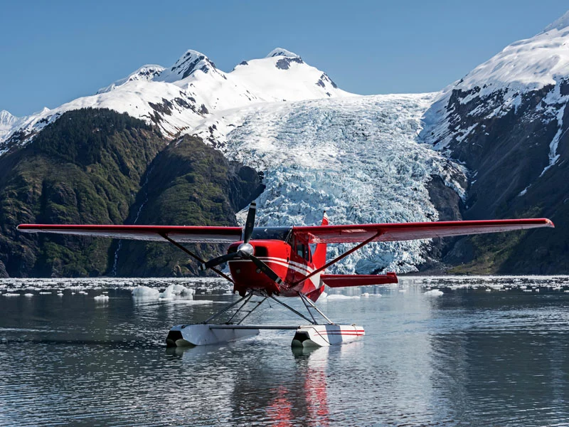 Alaska Stillpoint Lodge with Denali by Train | Private Pilot and Floatplane for the Day